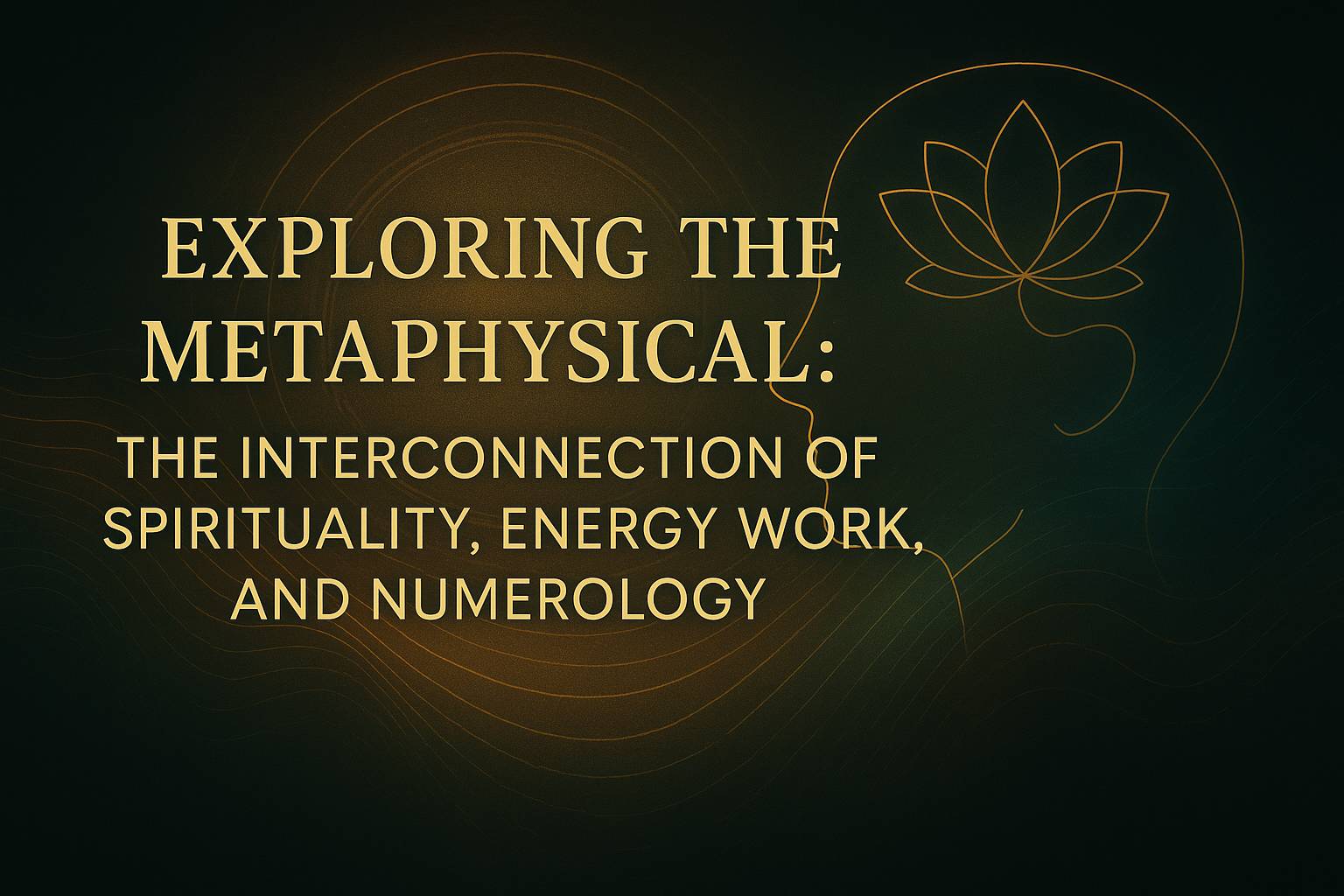 Exploring the Metaphysical: The Interconnection of Spirituality, Energy Work, and Numerology
